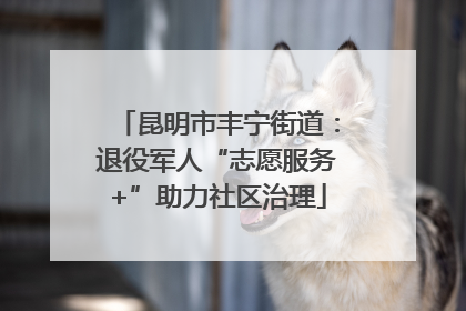 昆明市丰宁街道：退役军人“志愿服务+”助力社区治理